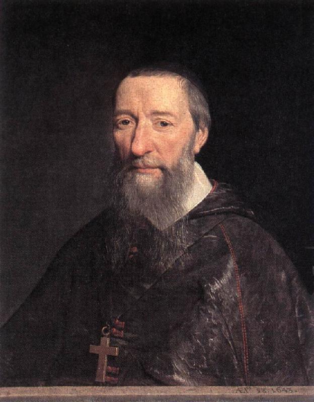 CERUTI, Giacomo Portrait of Bishop Jean-Pierre Camus ,mnk oil painting image
